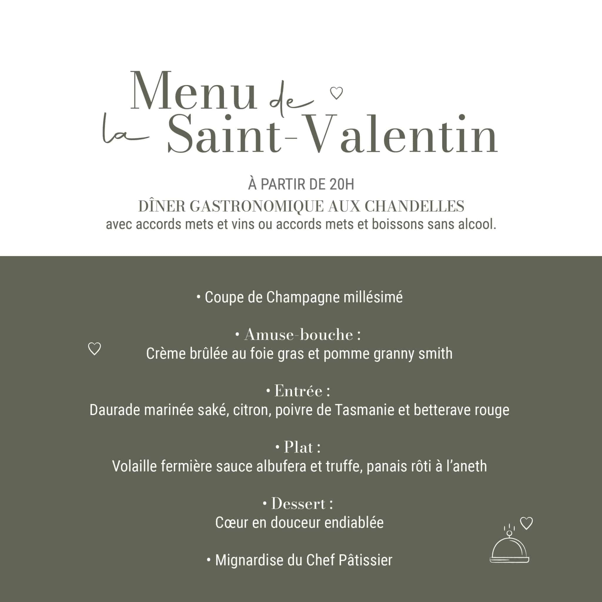 Mercredi 14 Février] Saint Valentin 2024 - Restaurant Dans les Etoiles -  Cergy